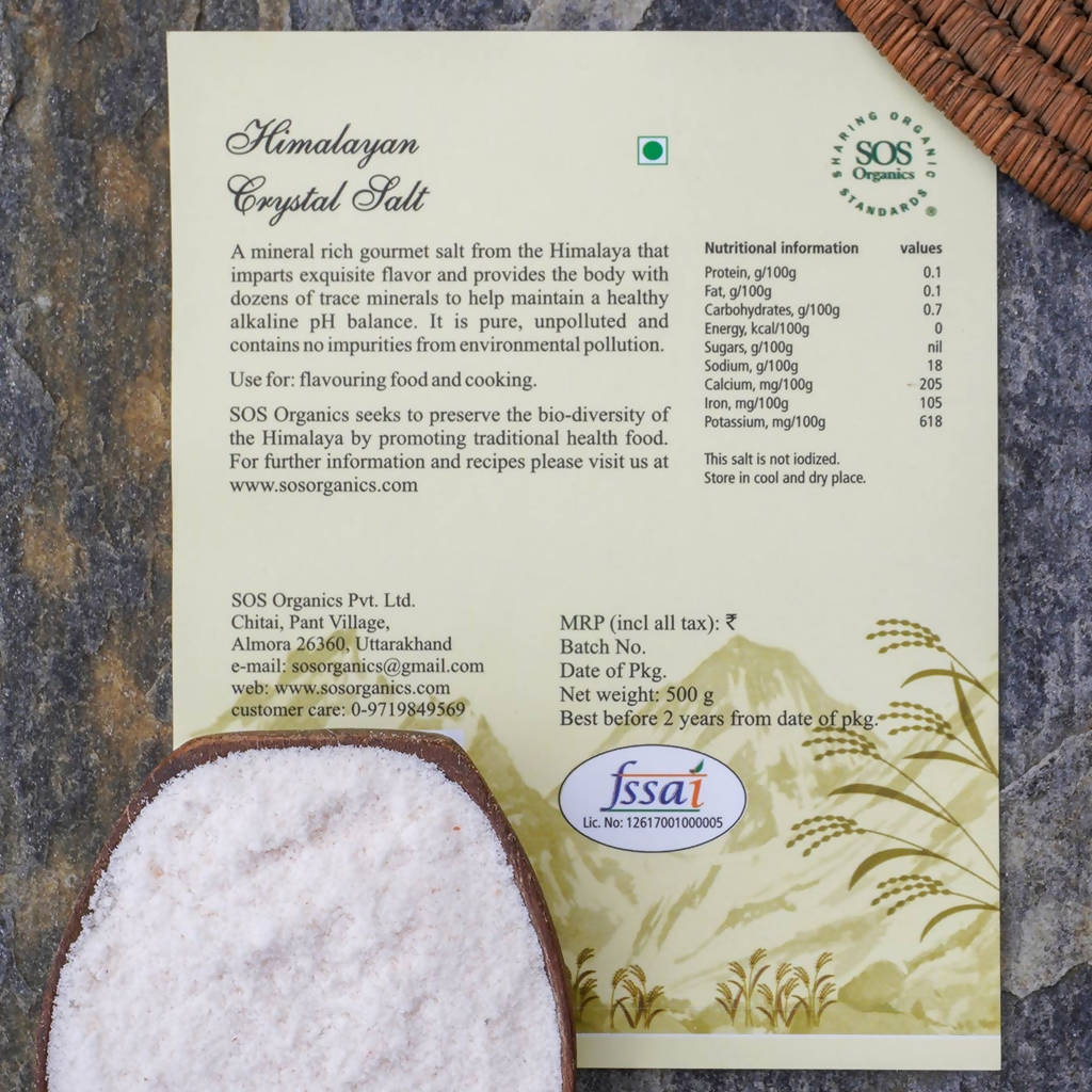 SOS Organics Himalayan Crystal Salt | Grocsy