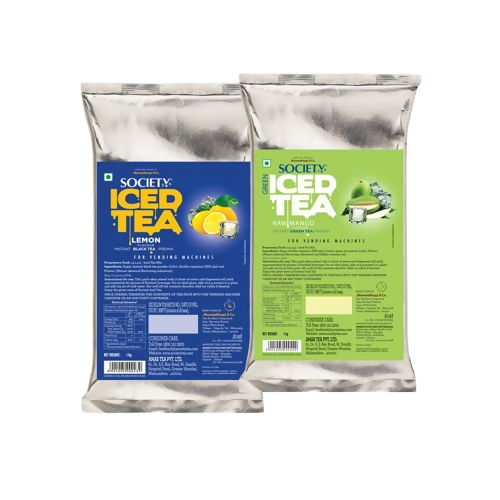 Society Lemon Black Tea & Raw Mango Iced Tea Combo | Grocsy