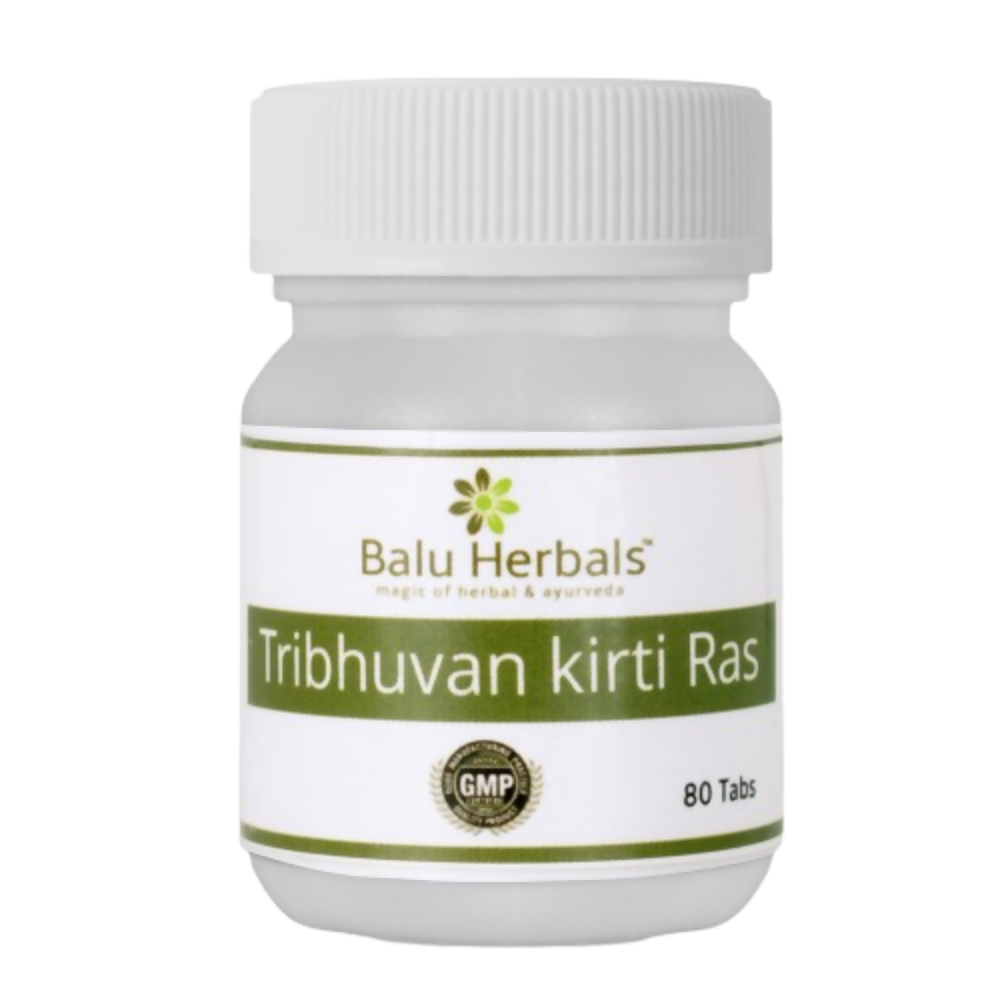 Balu Herbals Tribhuvanakirti Ras Tablets | Grocsy