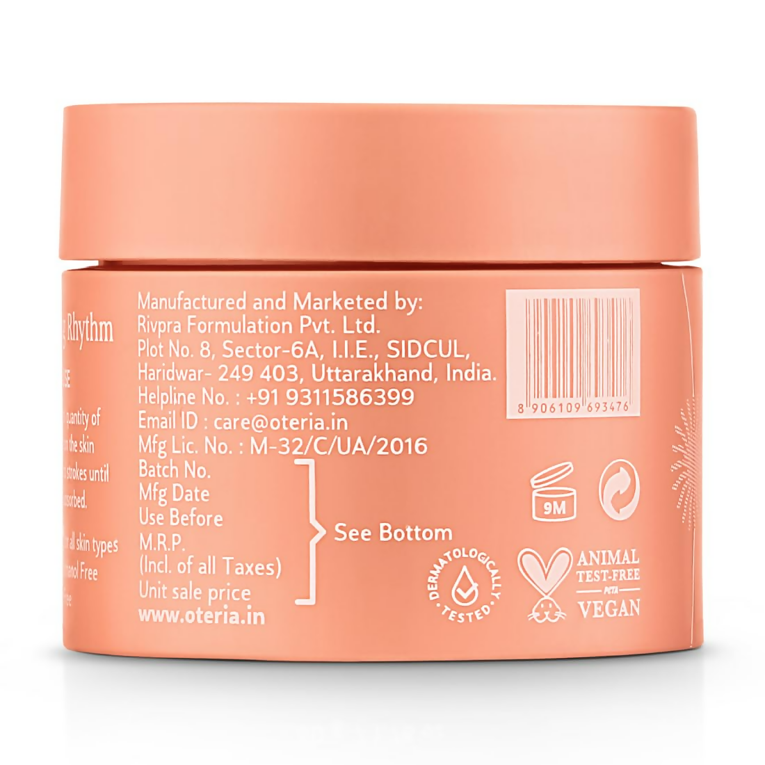 Oteria Go-To Skin Cream Vitamin A & E With Horse Chestnut Seed Extract For Glowing Skin | Grocsy