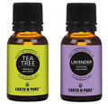Earth N Pure Tea Tree & Lavender Essential Oils | Grocsy