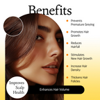 Indulgeo Essentials Luxuriant Hair Vitalizer 2.0 - Non Oily Serum For Hair Growth | Grocsy