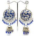 MS Fashion India Muskan Fancy Silver Tone Fashion Earrings | Grocsy