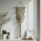 Sun Mun Decors Premium Macrame Owl | Grocsy