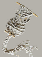 Sun Mun Decors Premium Macrame Owl | Grocsy