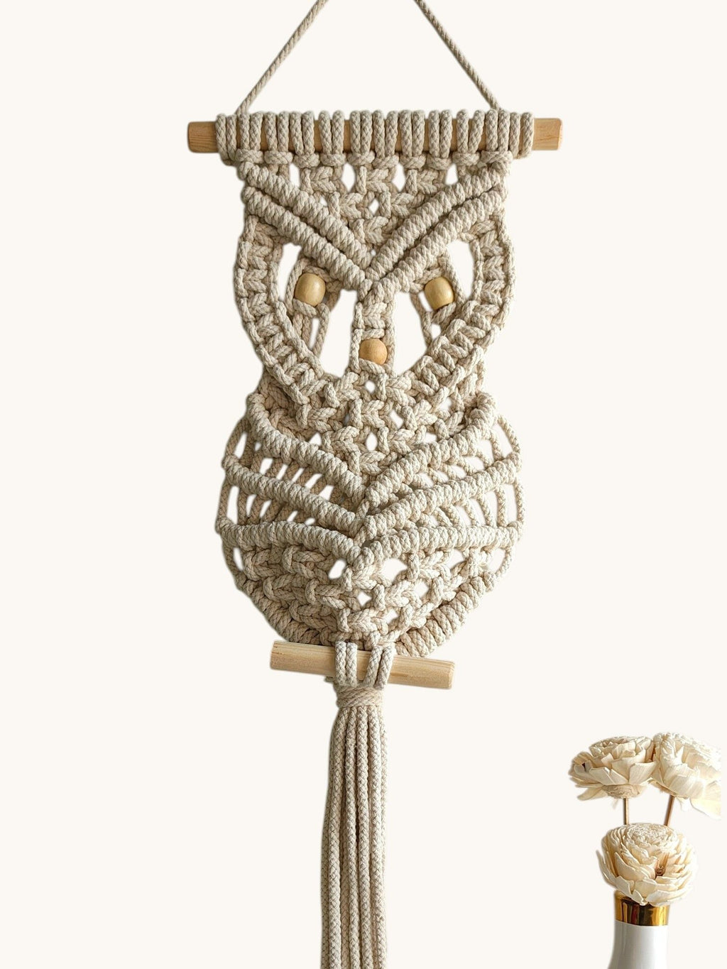 Sun Mun Decors Premium Macrame Owl | Grocsy