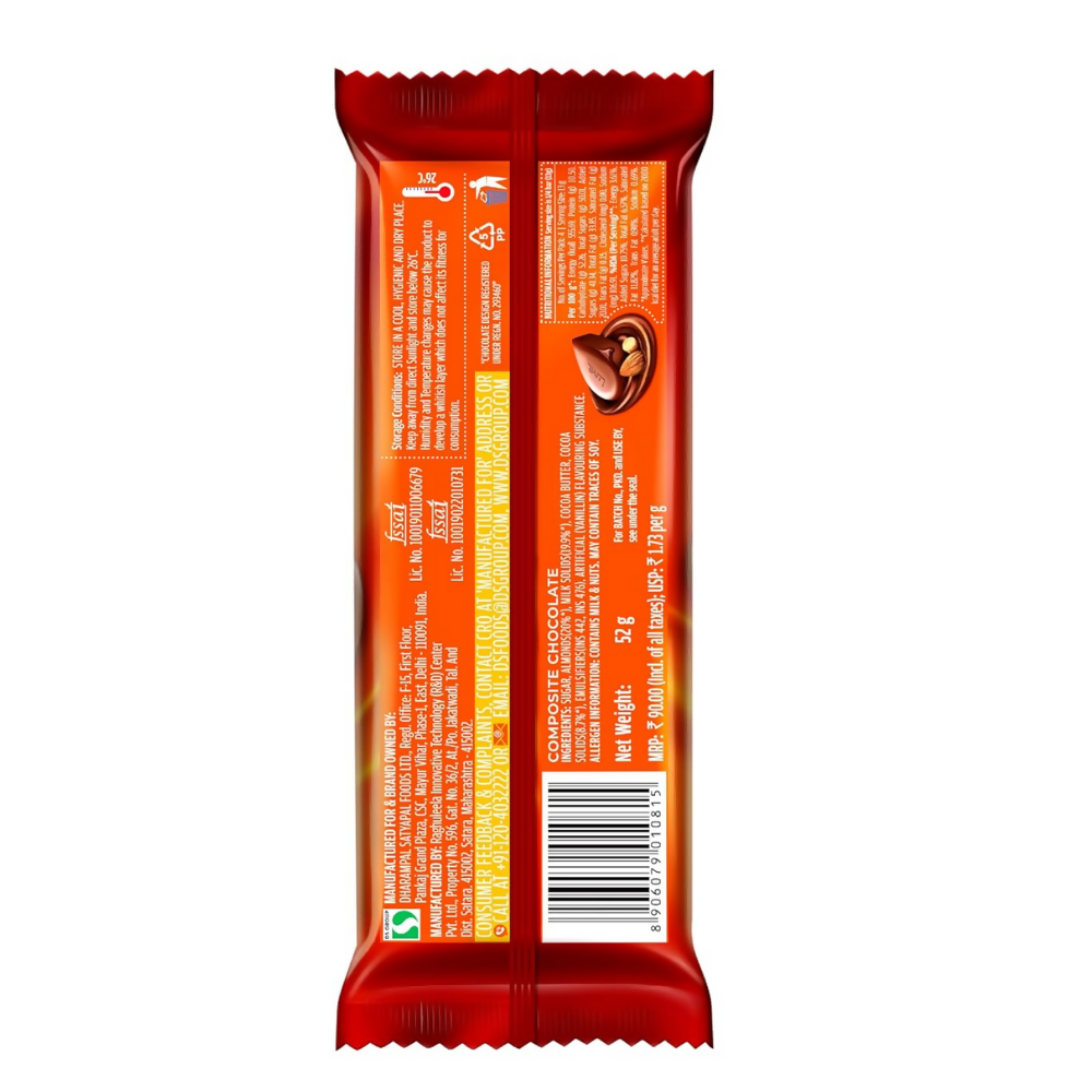 LuvIt. Luscious Roasted Almonds Chocolate Bars | Grocsy