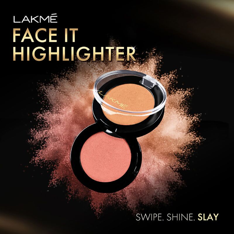 Lakme Face It Highlighter - Gold | Grocsy