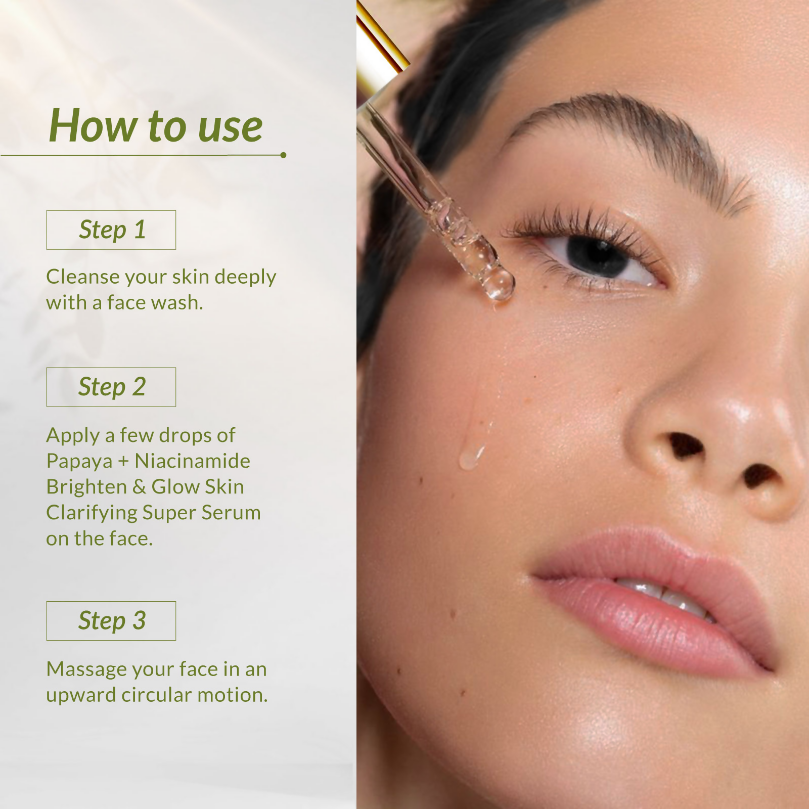 Lotus Botanicals Niacinamide & Papaya Brighten & Glow Skin Clarifying Super Serum | Grocsy