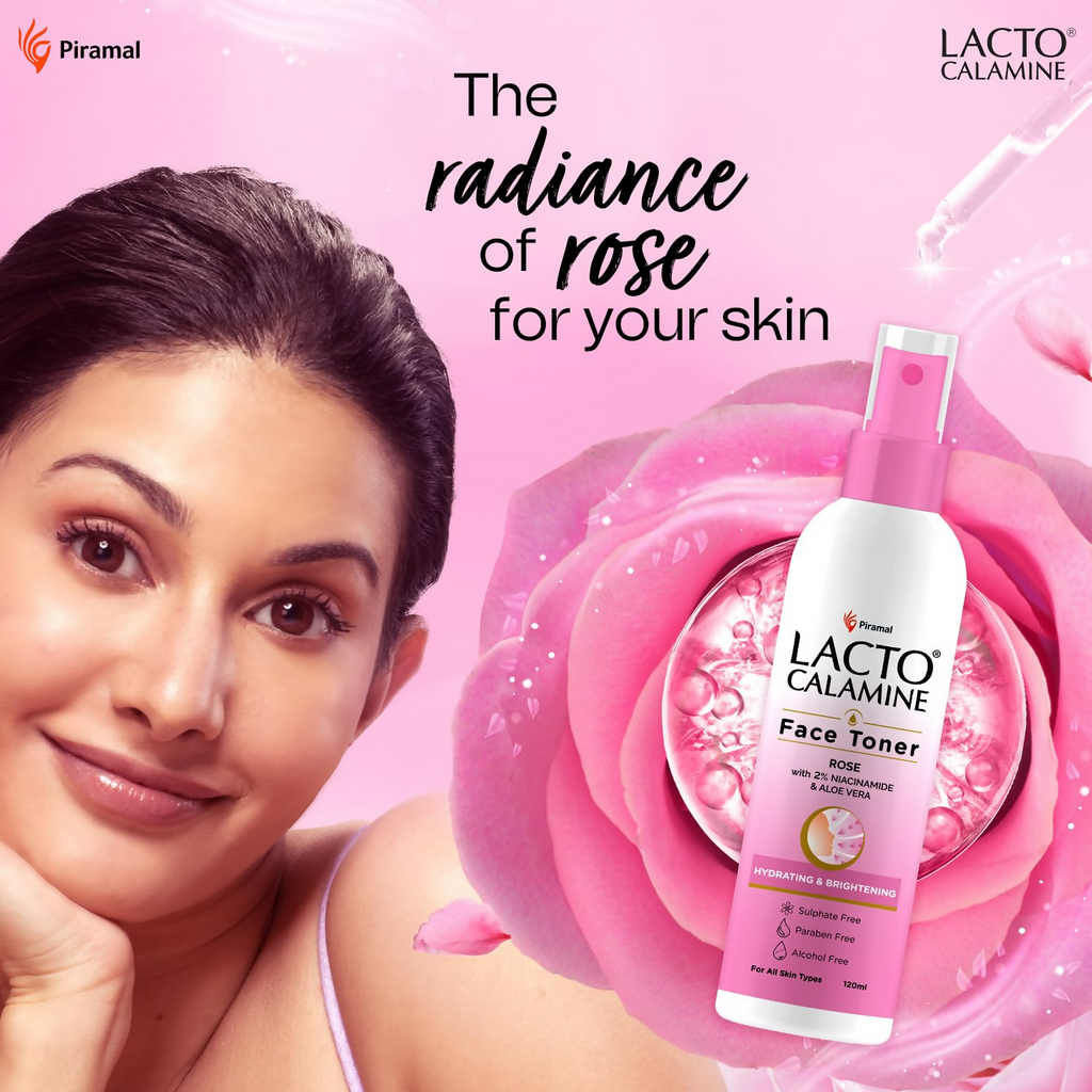 Lacto Calamine Rose Water Toner | Grocsy