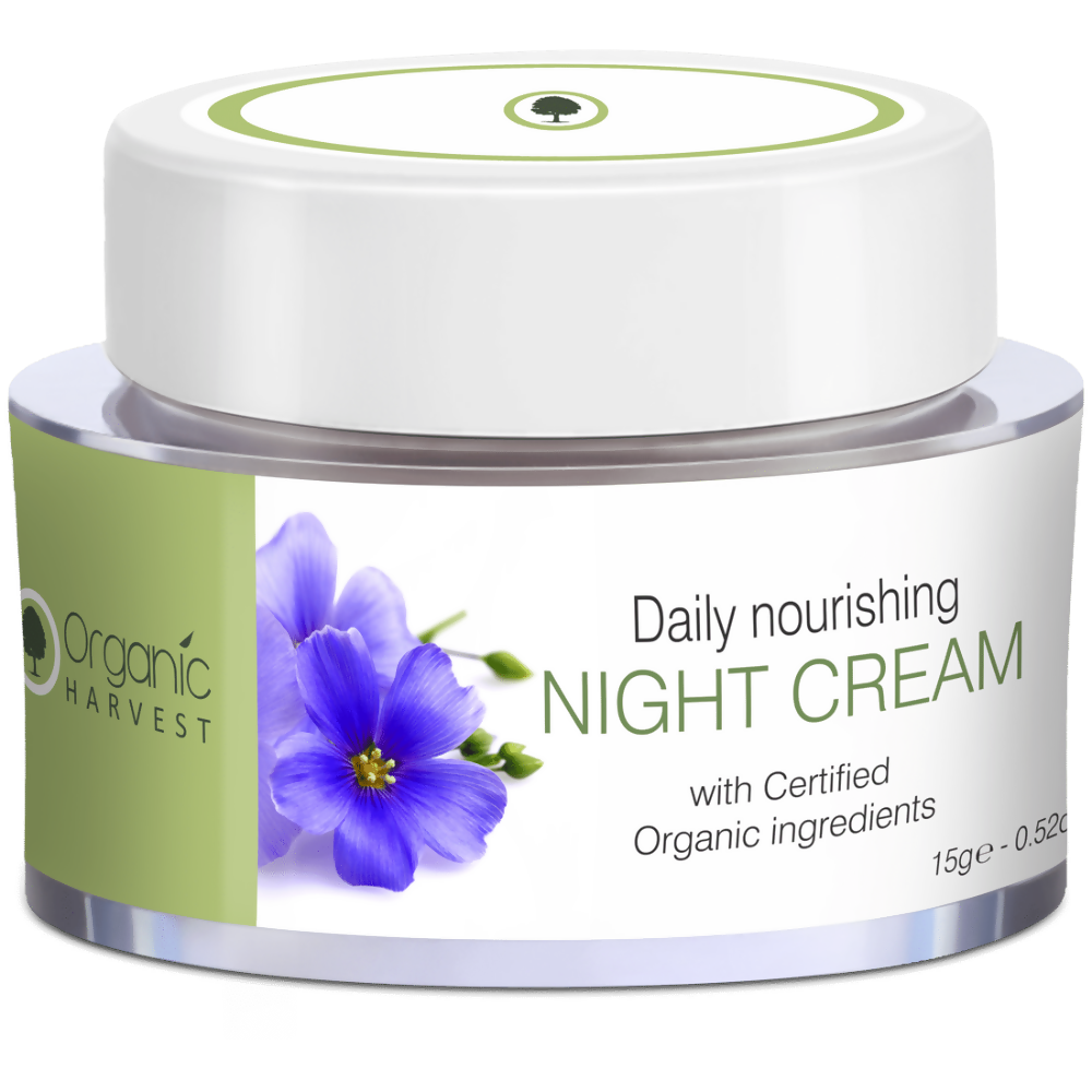 Organic Harvest Brightening Night Cream With Organic Ingredients | Grocsy