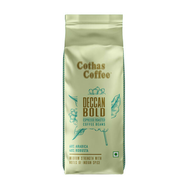 Cothas Coffee Deccan Bold Espresso Roasted Coffee Beans | Grocsy