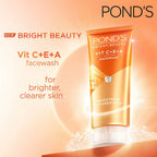 Ponds Bright Beauty Vit C+E+A Gel Face Wash | Grocsy