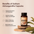 Sukham Organic Ashwagandha Capsule | Grocsy