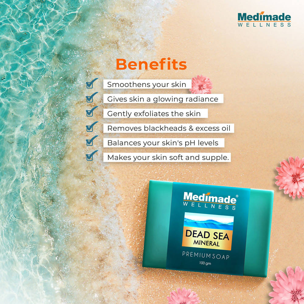 Medimade Wellness Dead Sea Mineral Premium Soap | Grocsy