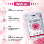 The Natural Wash Rose Face Sheet Mask | Grocsy