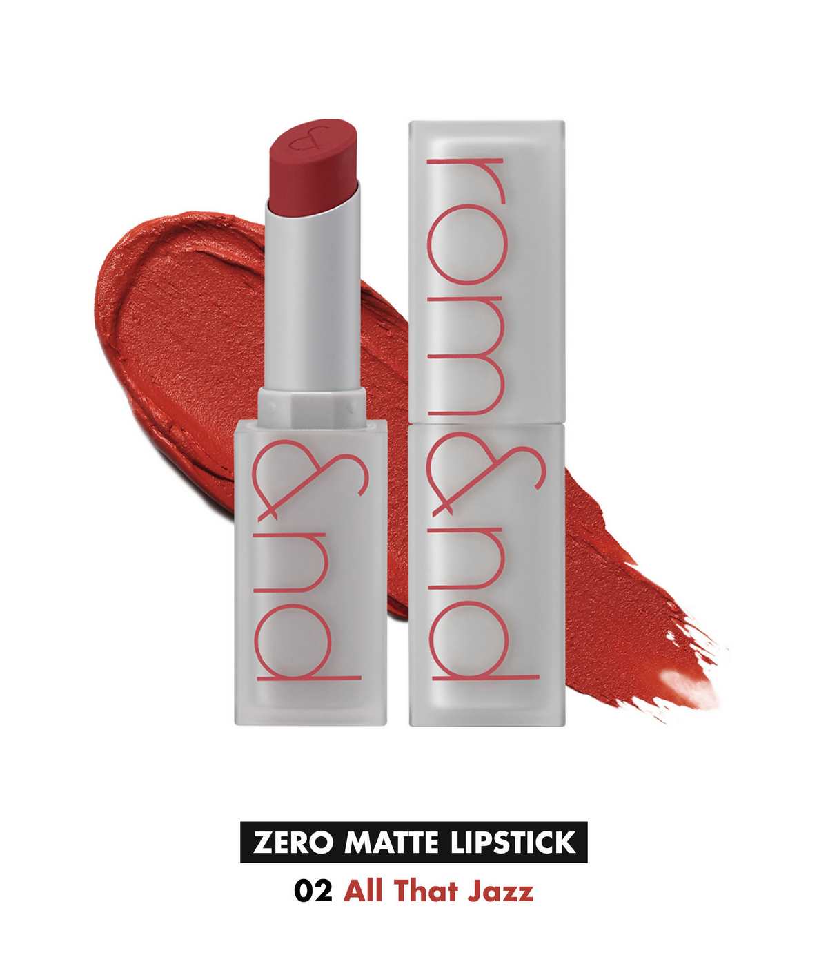 Rom&nd Zero Matte Lipstick - 02 All That Jazz | Grocsy