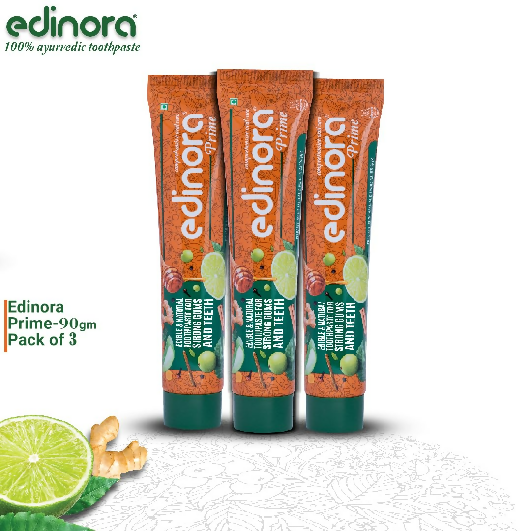Edinora Prime Ayurvedic Toothpaste | Grocsy