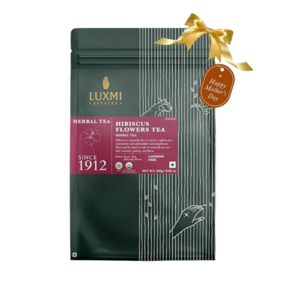 Luxmi Estates Organic Hibiscus Flower Loose Tea | Grocsy