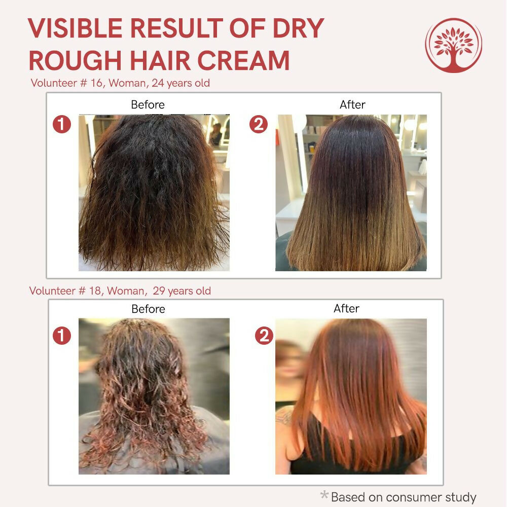 Ivory Natural Dry Frizzy Hair Cream - Detangles Hair, Manages Frizz And Scalp Dryness | Grocsy