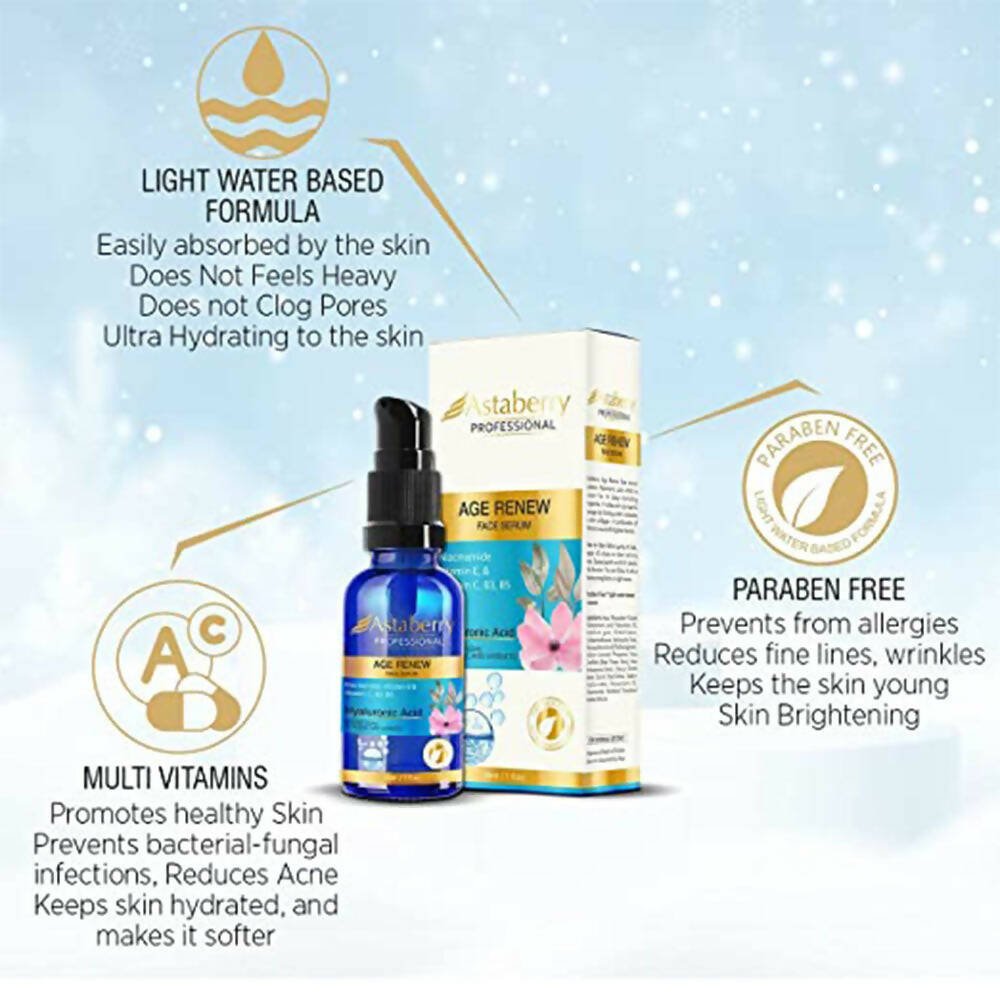 Astaberry Professional Age Renew Face Serum | Grocsy