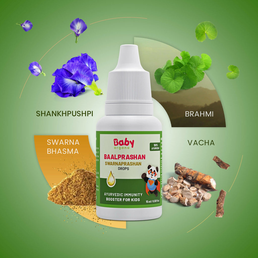 Babyorgano Swarnaprashan Drops (Baalprashan) | Grocsy