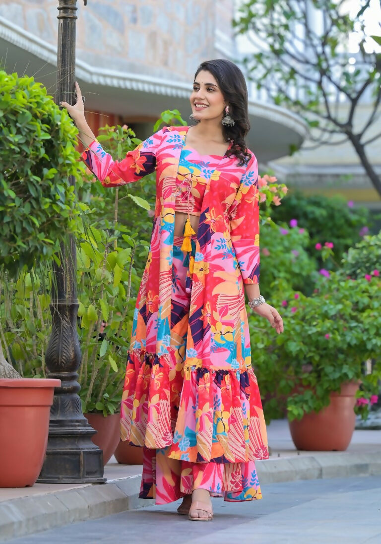Designer Stylish Multi Ab Cotton Stitched jacket Style - Anbazaar | Grocsy