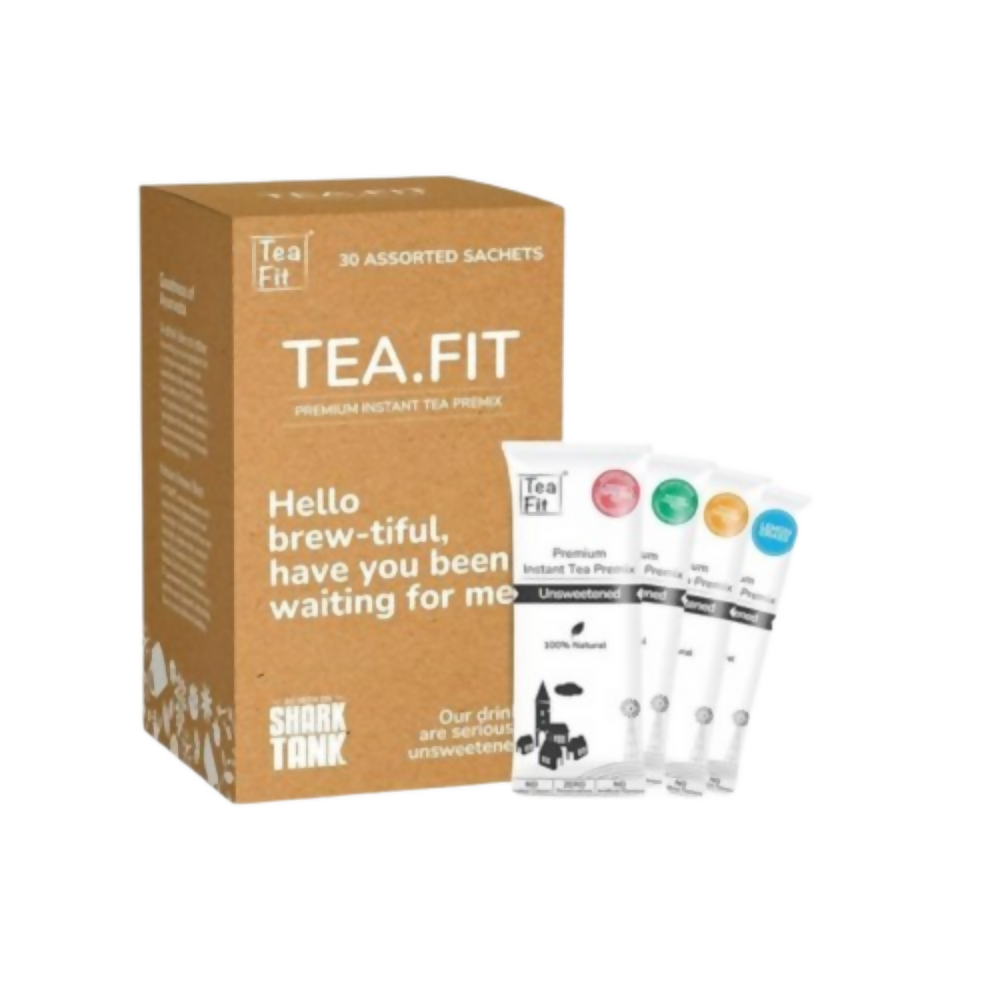 TeaFit Premium NO SUGAR Instant Assorted Tea Premix | Grocsy