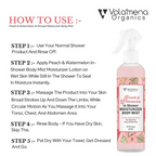 Volamena Peach & Watermenlon In Shower Moisturizer Body Mist | Grocsy