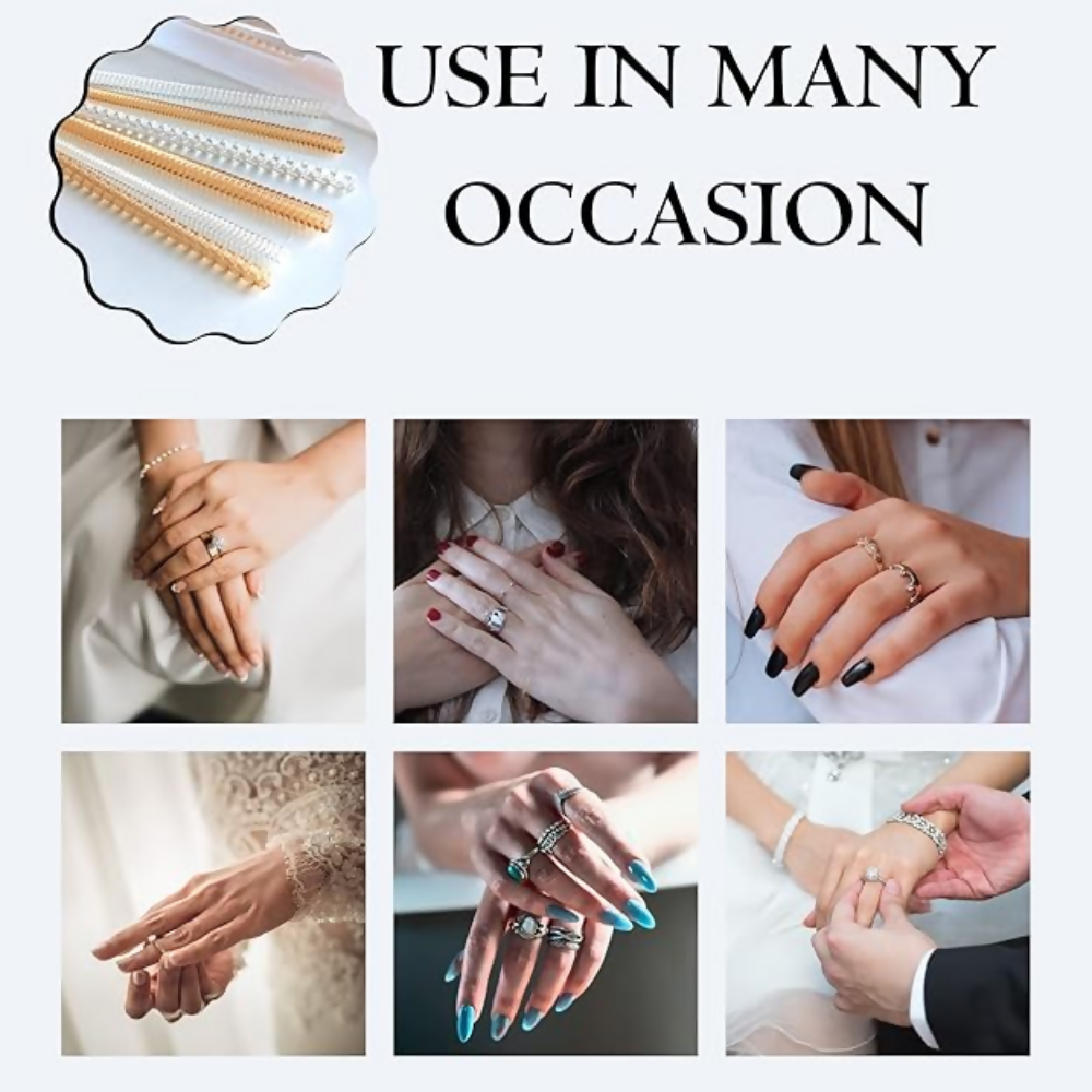 Saiellin Ring Size Adjuster For Loose Rings - Gold | Grocsy