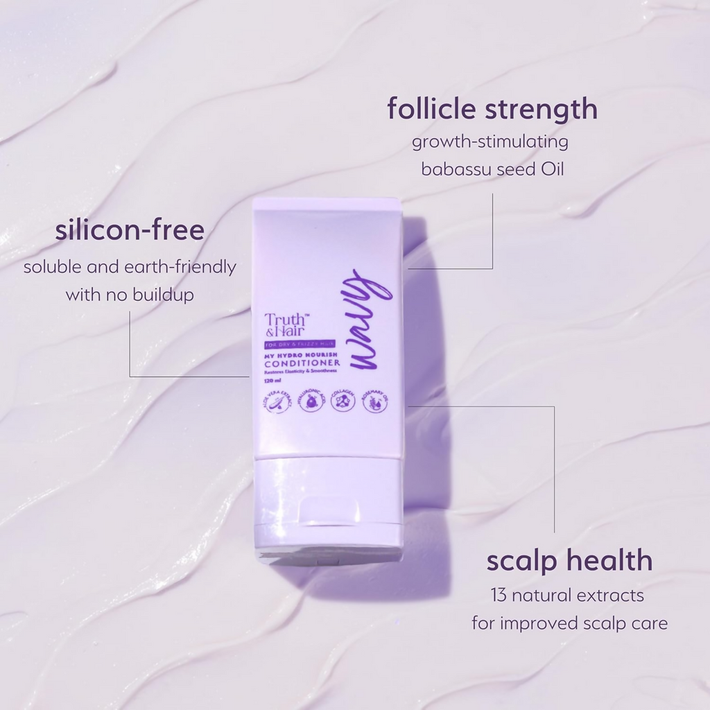Truth & Hair Hydro Nourish Conditioner For Wavy Hair | Grocsy