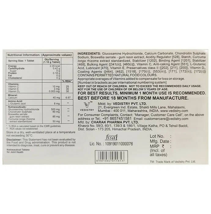 Charak Pharma Go 365 Nutra Tablets | Grocsy