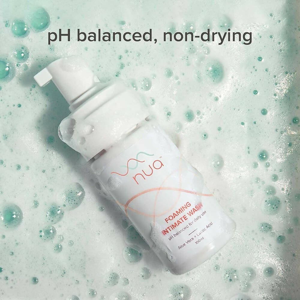 Nua Foaming Intimate Wash with Aloe Vera | Grocsy