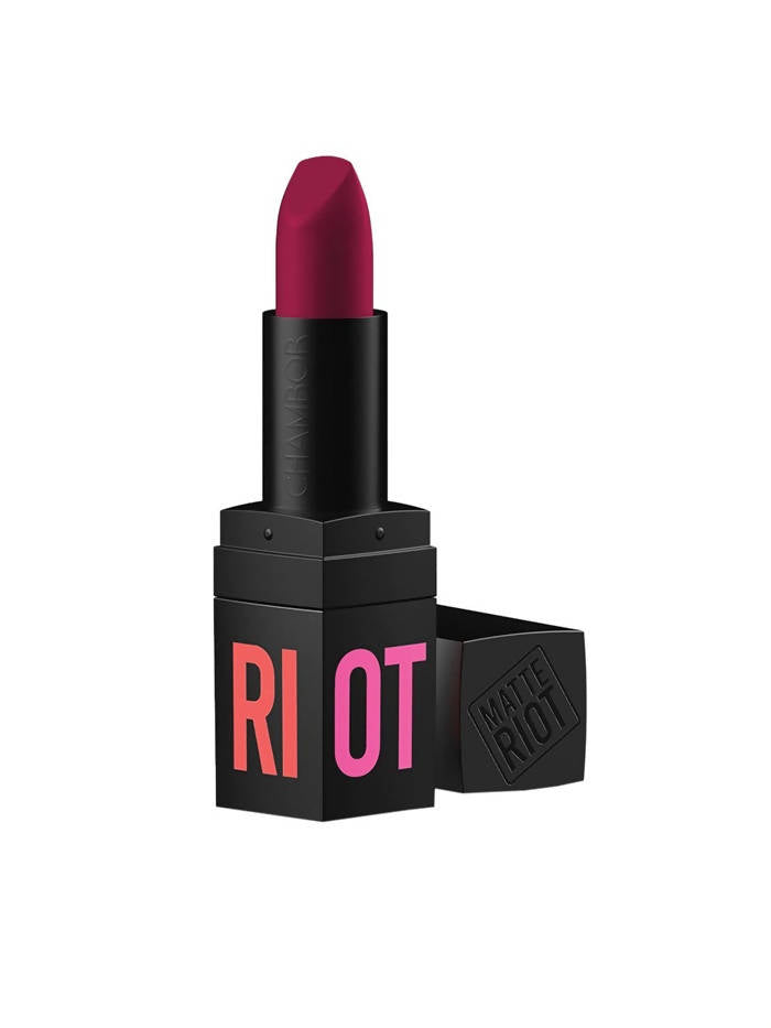 Chambor Purple Matte Riot Lipstick 258 | Grocsy