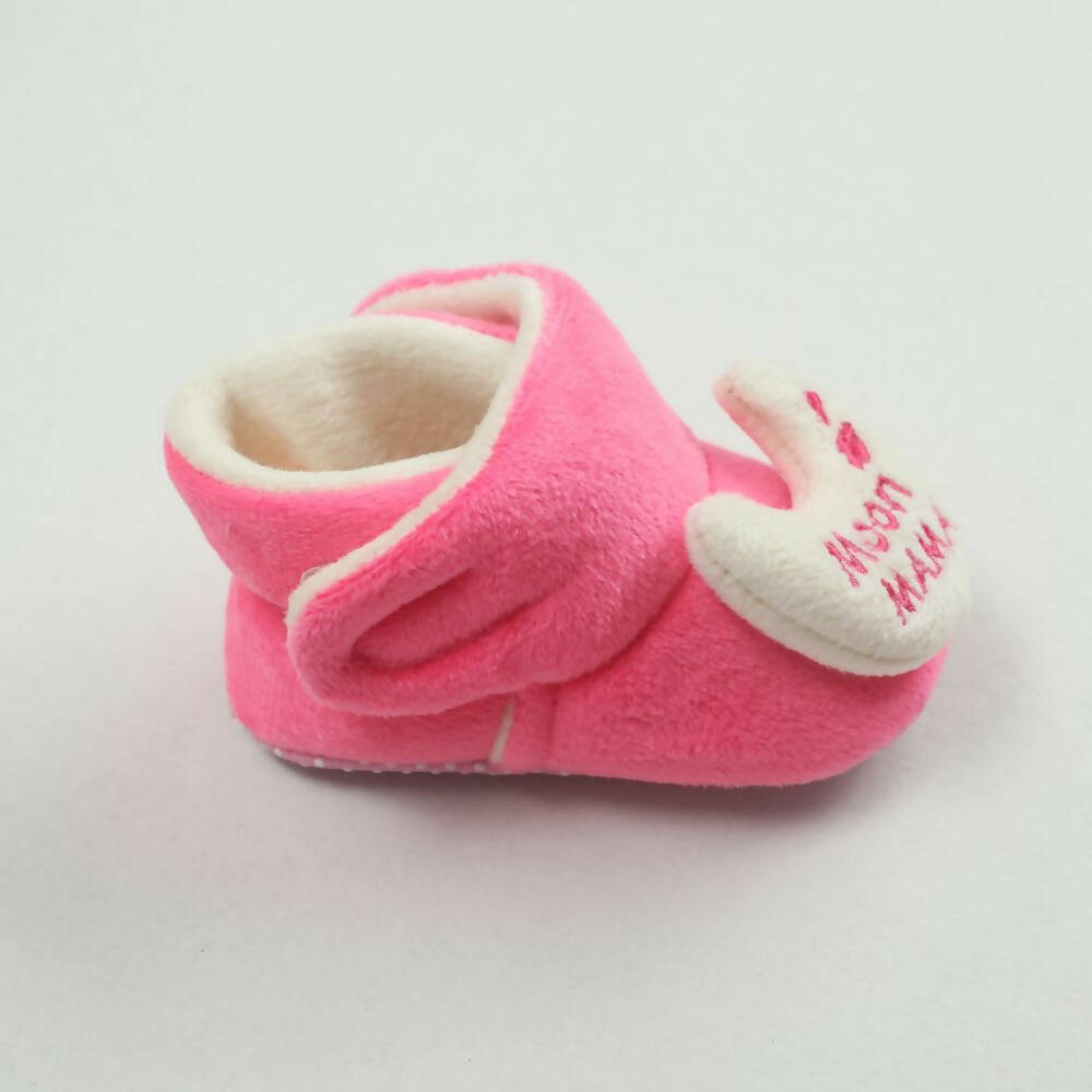 Tiny Bugs For Boys & Girls Baby Winter Booties - Pink | Grocsy