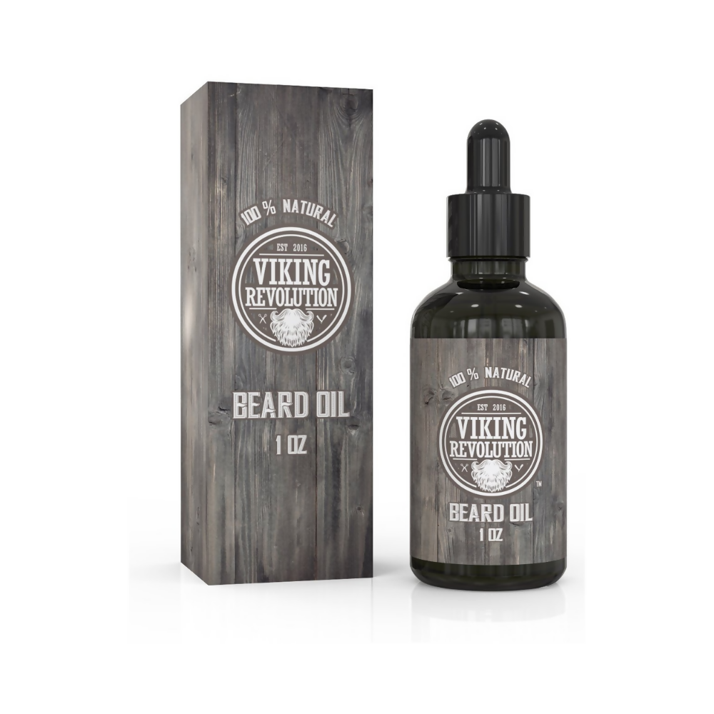 Viking Revolution Beard Oil Conditioner - All Natural Unscented | Grocsy