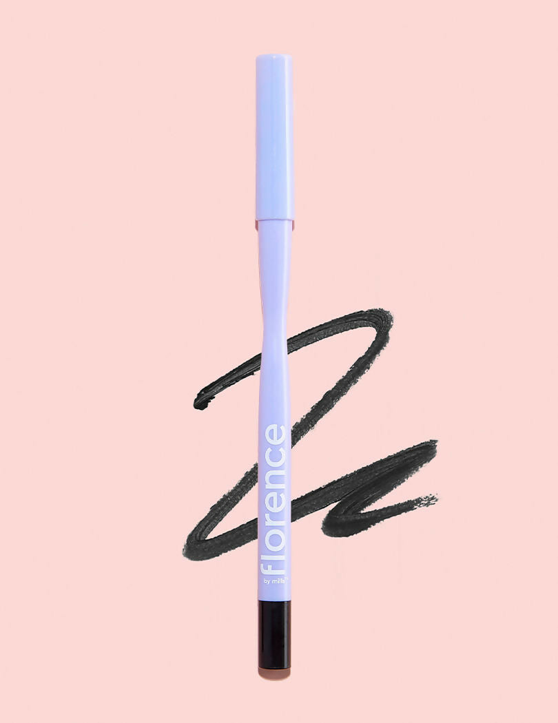 Florence by Mills What's My Line? Longwear Eyeliner - Action (Black) | Grocsy