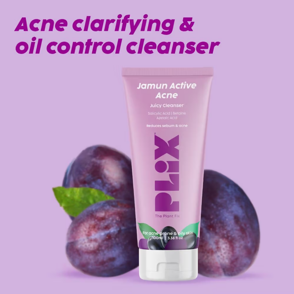 PLIX The Plant Fix 0.5% Salicylic Acid Jamun Face Wash Cleanser | Grocsy