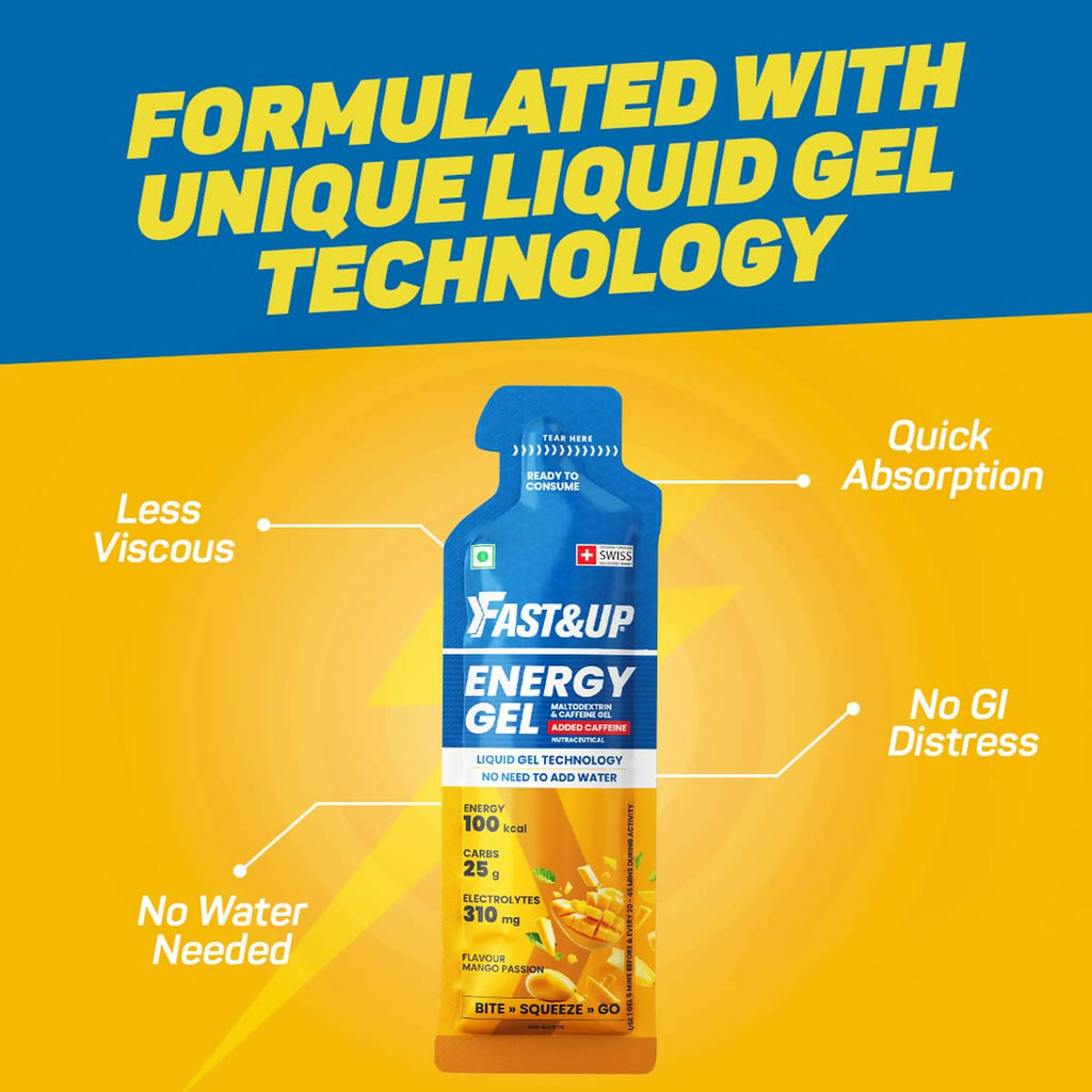 Fast&Up Energy Gel-Orange Blast Flavour | Grocsy