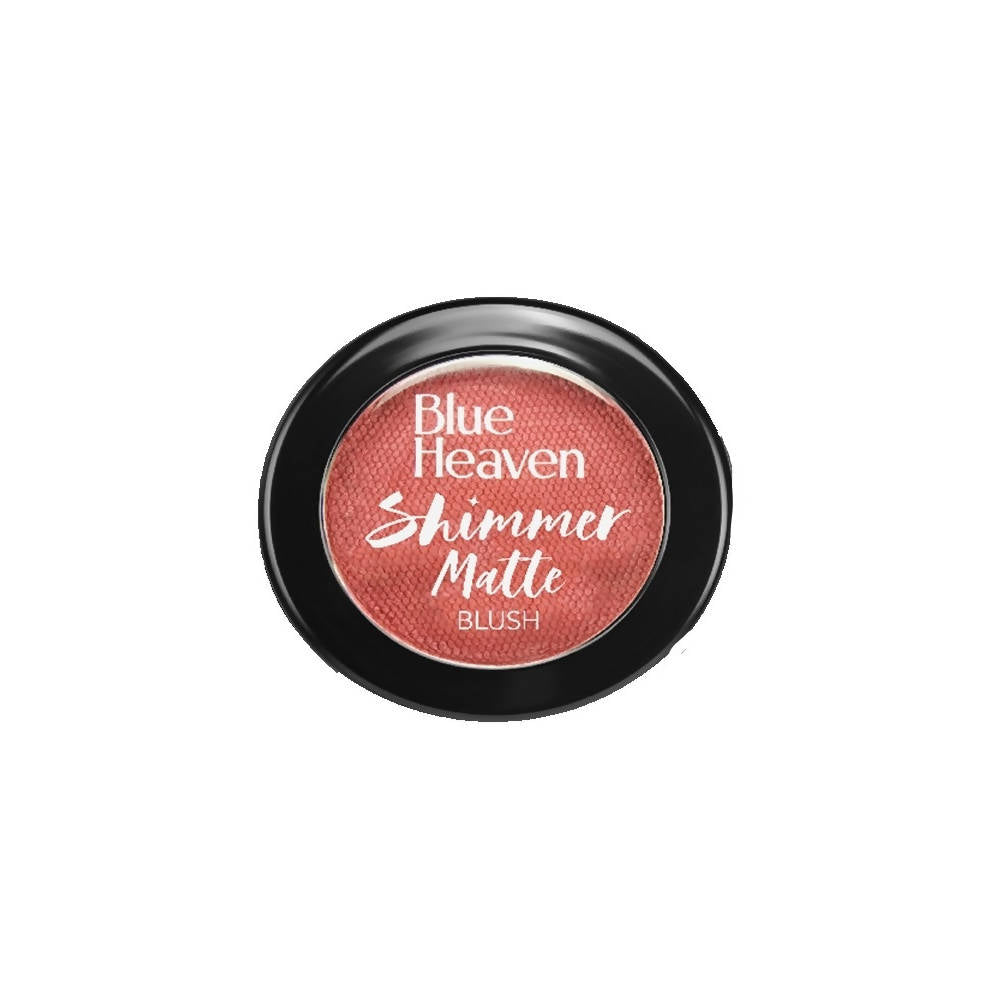 Blue Heaven Shimmer Matte Blush Shade 502 | Grocsy