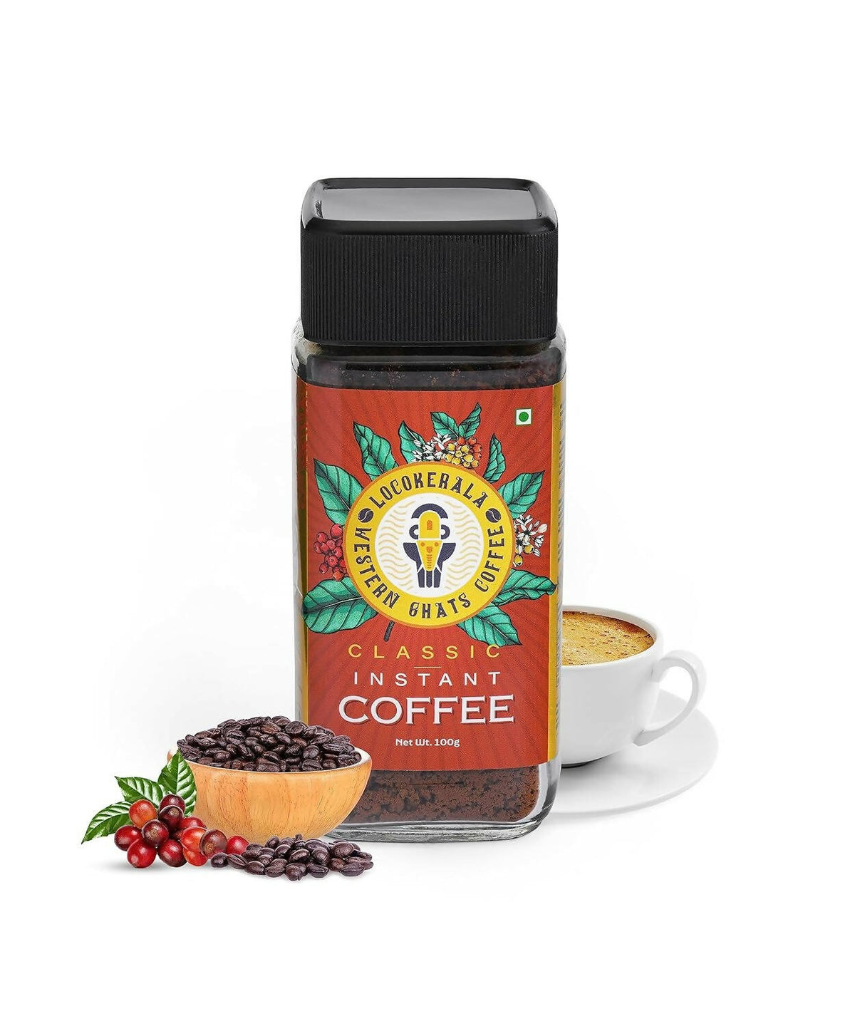 LocoKerala Western Ghats Classic Instant Coffee | Grocsy