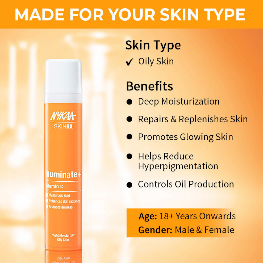 Nykaa SKINRX Vitamin C Night Cream | Grocsy