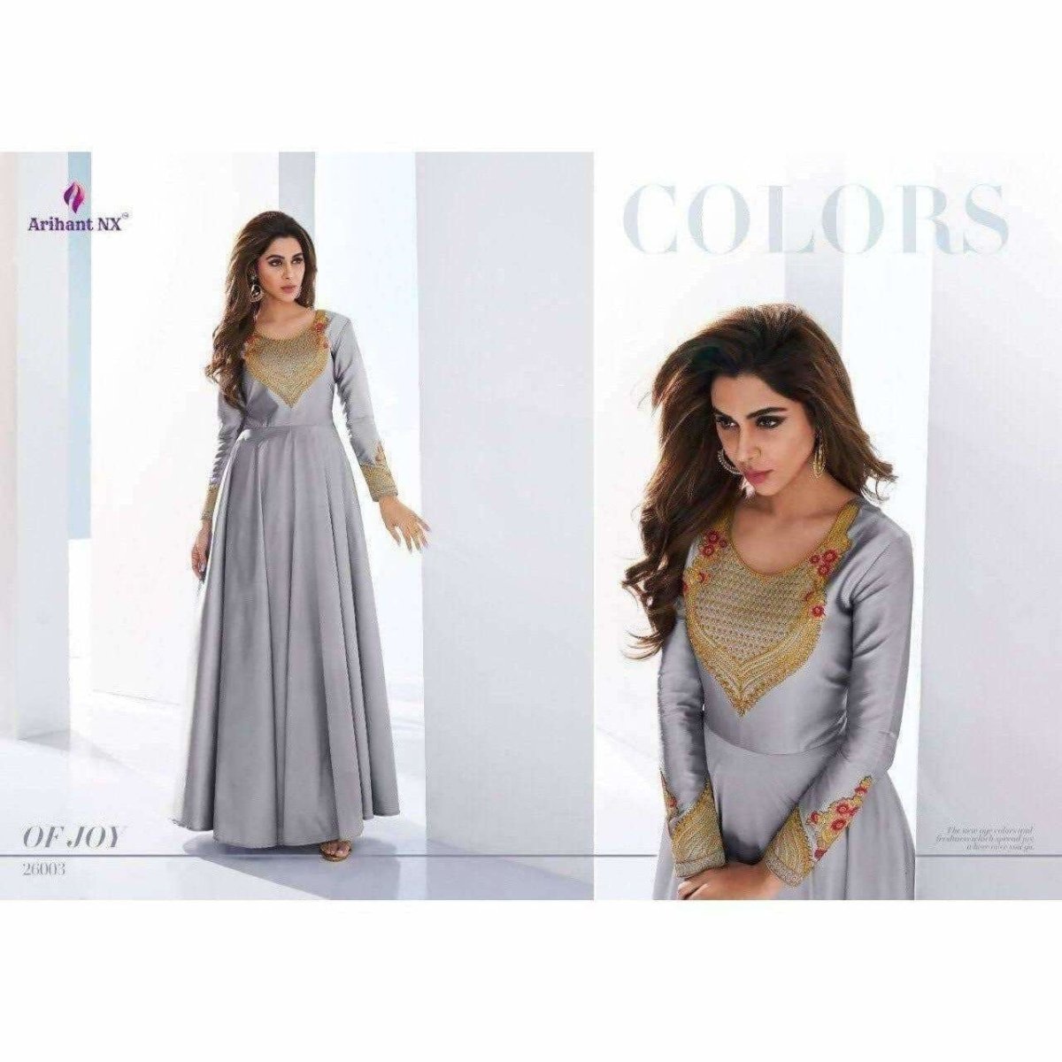 Arihant Nx Saanvi Soft Silk Gown | Grocsy