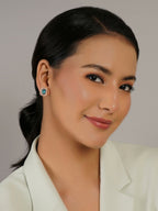 stone stud (sky blue) - Ruby Raang | Grocsy