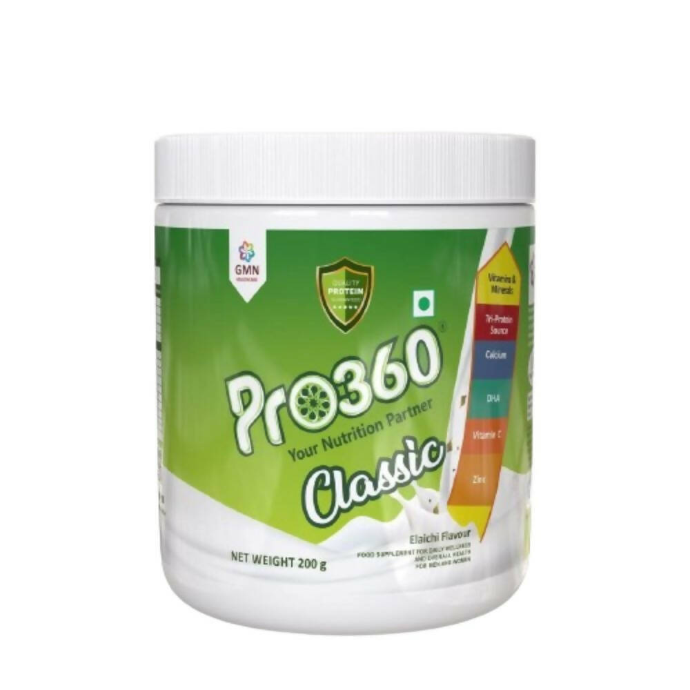 Pro360 Classic Daily Wellness Nutritional Protein Health Drink Supplement Powder | Grocsy