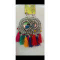 MS Fashion India Muskan Fancy Ear Rings with Multi Color Threads | Grocsy