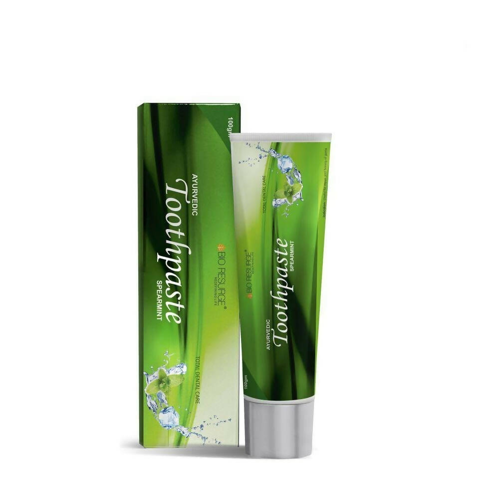 Bio Resurge Life Herbal Ayurvedic Spearmint Toothpaste | Grocsy