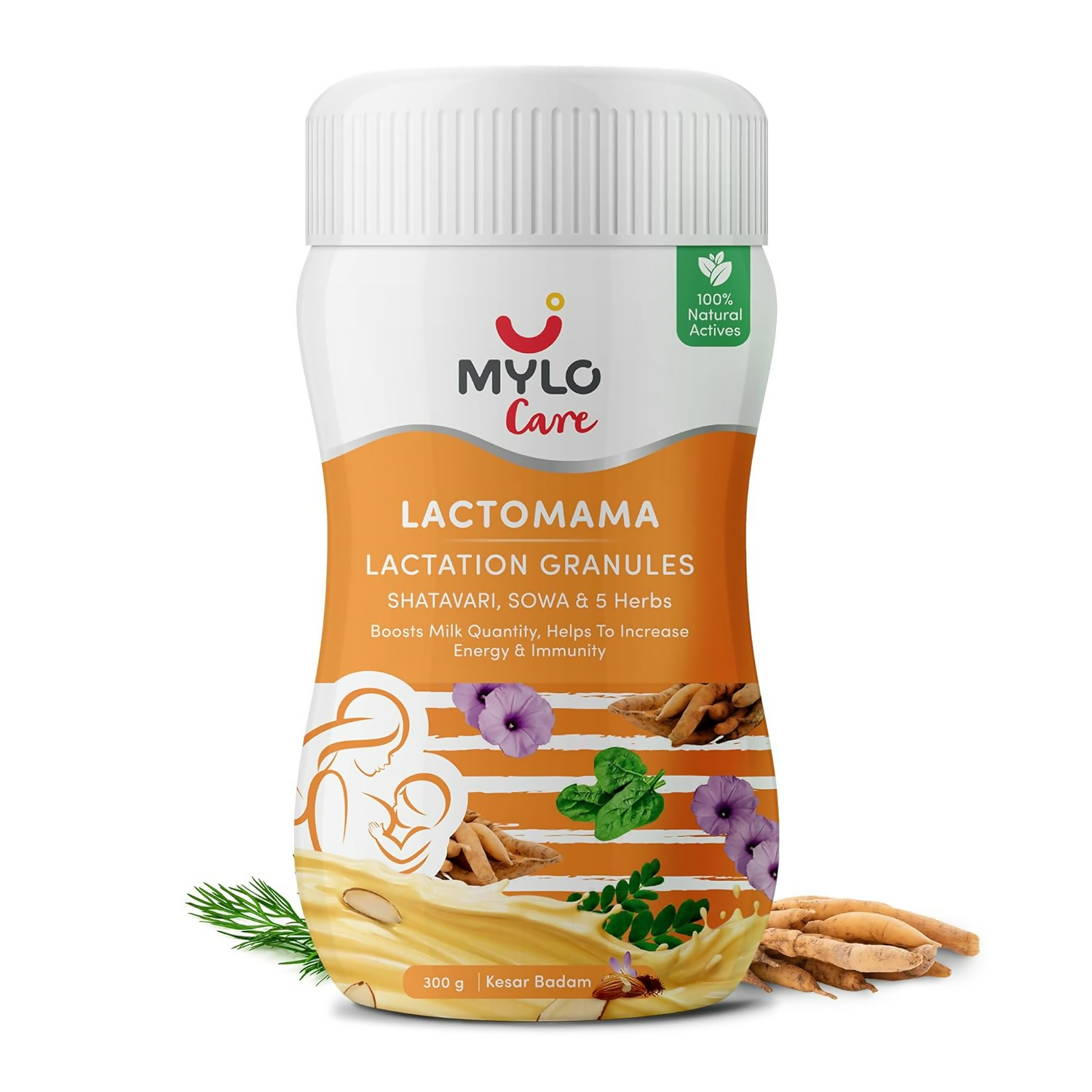 Mylo Care Lactomama Granules For Breastfeeding With Shatavari (Kesar Badam) | Grocsy