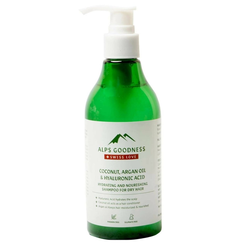 Alps Goodness Coconut, Argan Oil & Hyaluronic Acid Hydrating & Nourishing Shampoo | Grocsy