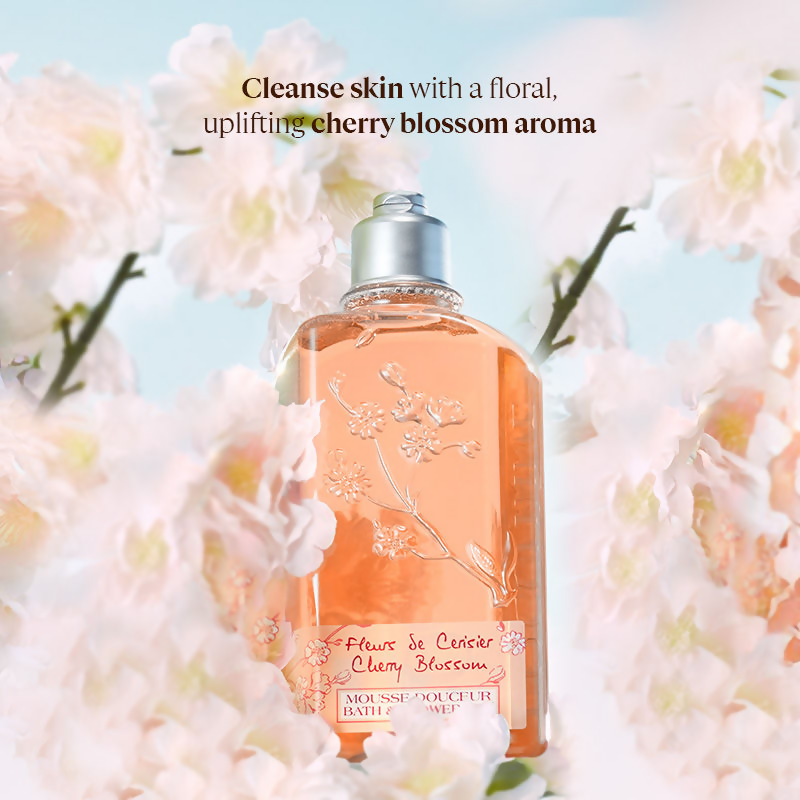 L'Occitane Cherry Blossom Shower Gel | Grocsy